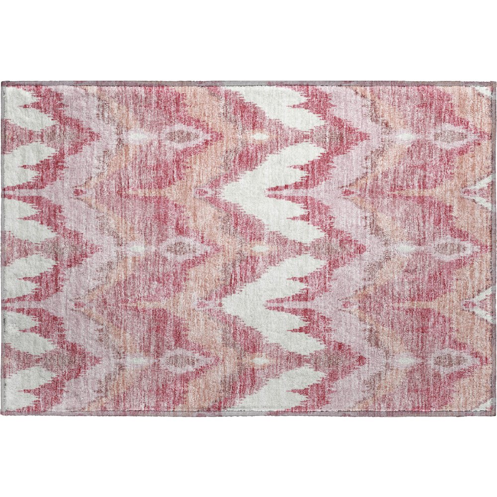 Premium Machine Washable Mayfield AMF743 Blush 1'8" x 2'6" Rug. Picture 1