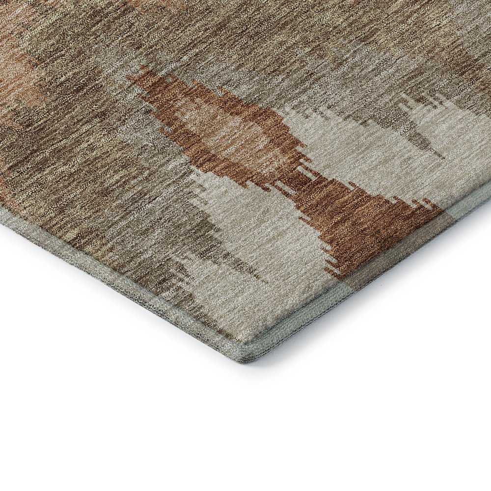 Premium Machine Washable Mayfield AMF743 Paprika 1'8" x 2'6" Rug. Picture 3