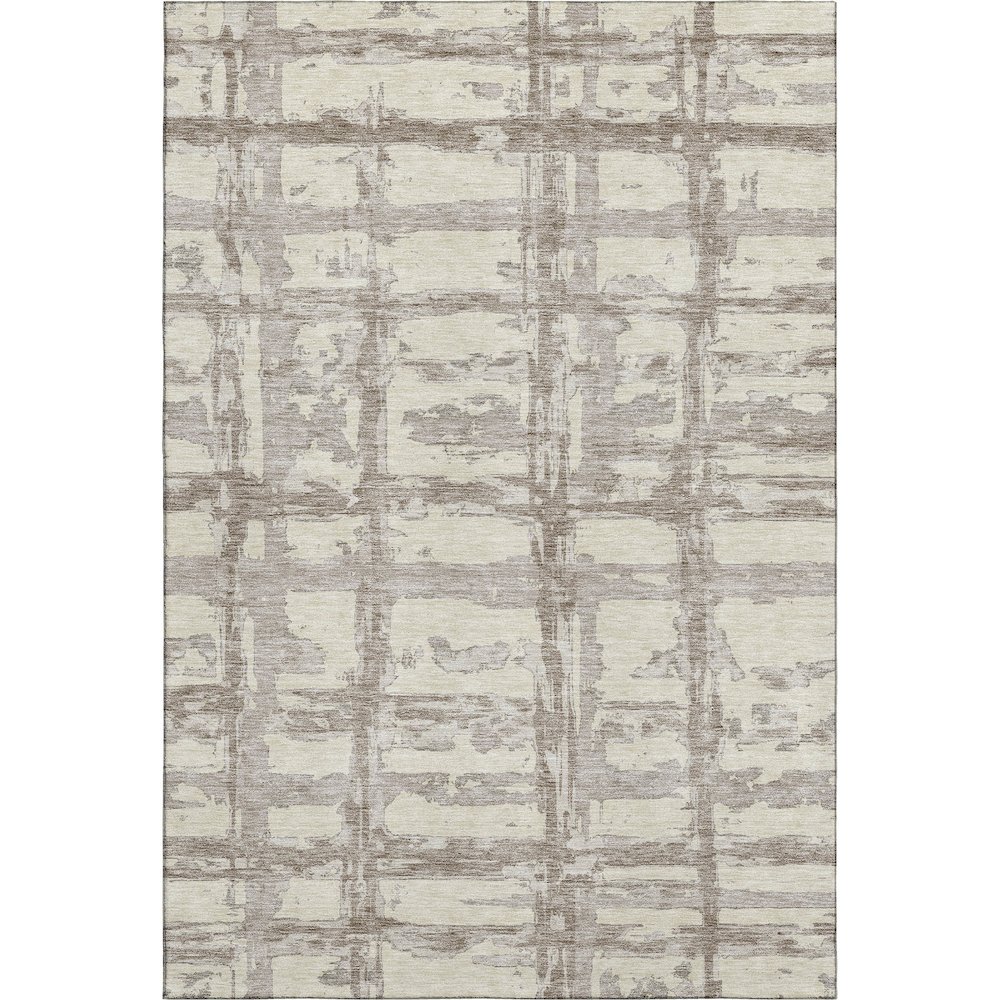 Premium Machine Washable Mayfield AMF745 Beige 2'6" x 3'10" Rug. Picture 1