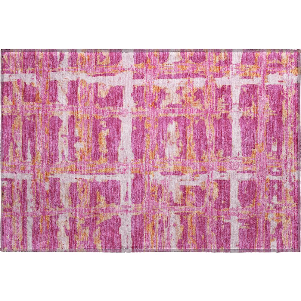 Premium Machine Washable Mayfield AMF745 Blush 1'8" x 2'6" Rug. Picture 1