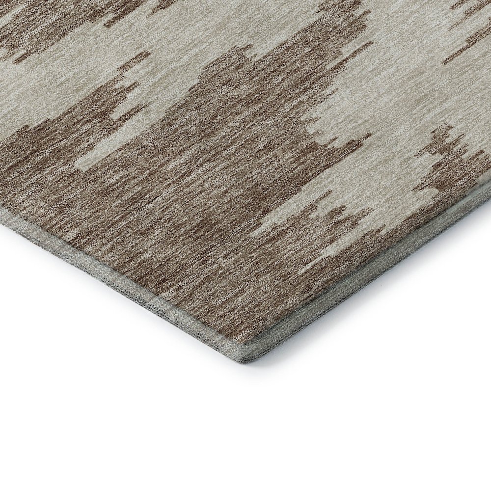 Premium Machine Washable Mayfield AMF746 Chocolate 1'8" x 2'6" Rug. Picture 3