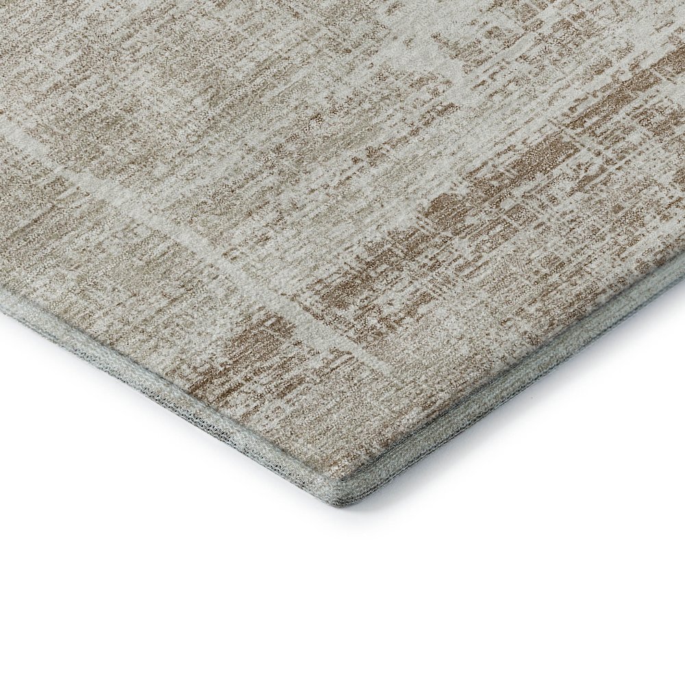 Premium Machine Washable Mayfield AMF747 Beige 1'8" x 2'6" Rug. Picture 3
