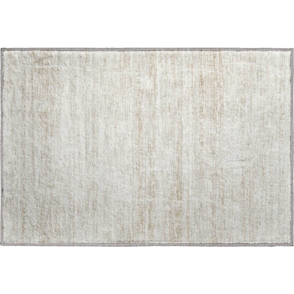 Premium Machine Washable Mayfield AMF747 Ivory 1'8" x 2'6" Rug. Picture 1