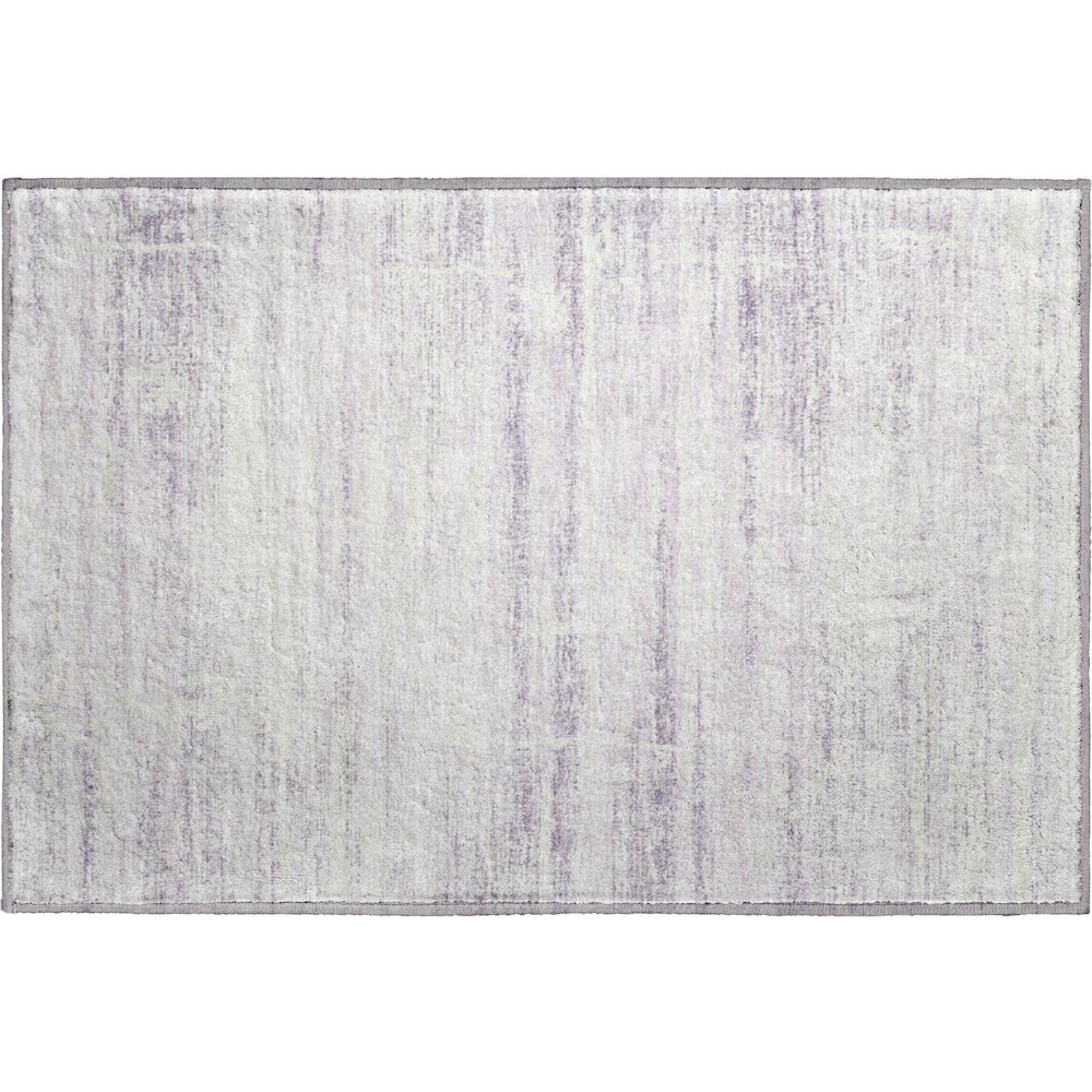 Premium Machine Washable Mayfield AMF747 Lavender 1'8" x 2'6" Rug. Picture 1