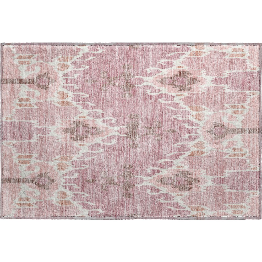 Premium Machine Washable Mayfield AMF748 Blush 1'8" x 2'6" Rug. Picture 1