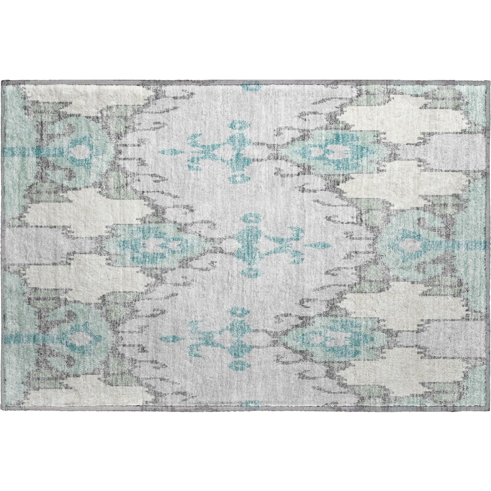 Premium Machine Washable Mayfield AMF748 Mint 1'8" x 2'6" Rug. Picture 1