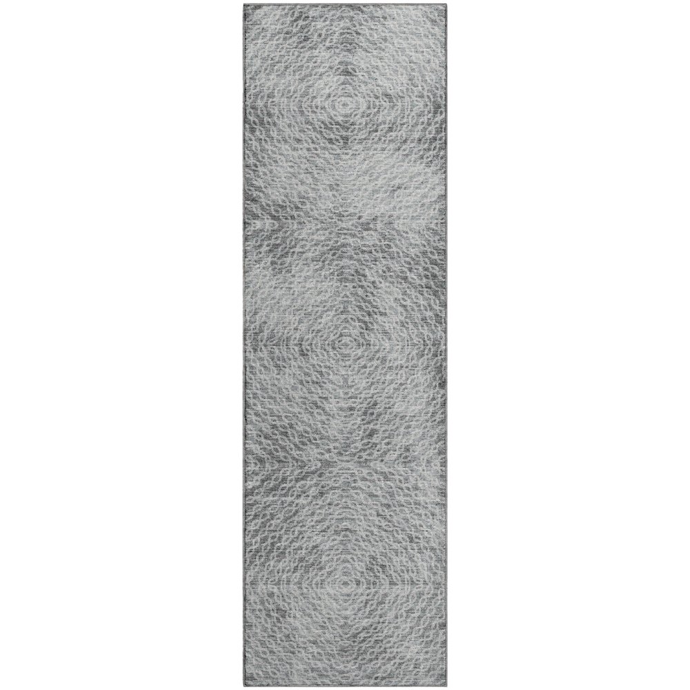 Premium Machine Washable Mayfield  Ash 2'3" x 7'6" Runner Rug. Picture 1