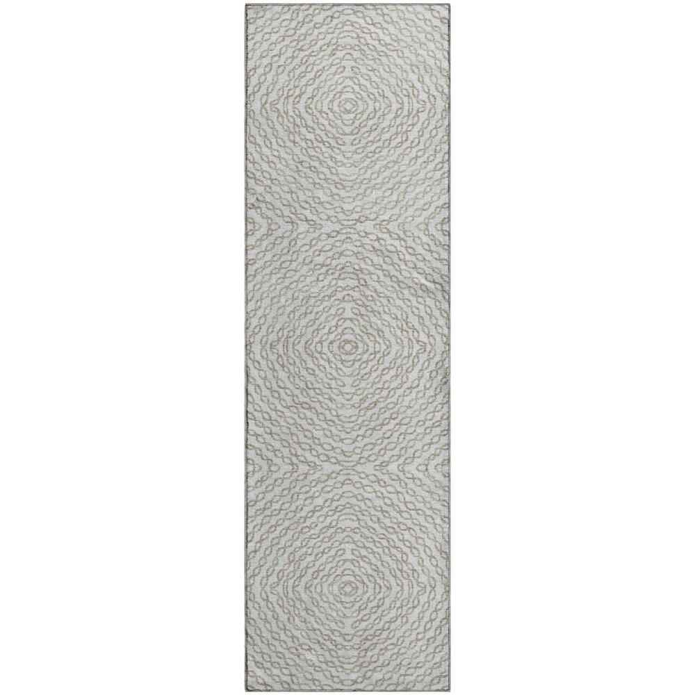Premium Machine Washable Mayfield  Linen 2'3" x 7'6" Runner Rug. Picture 1