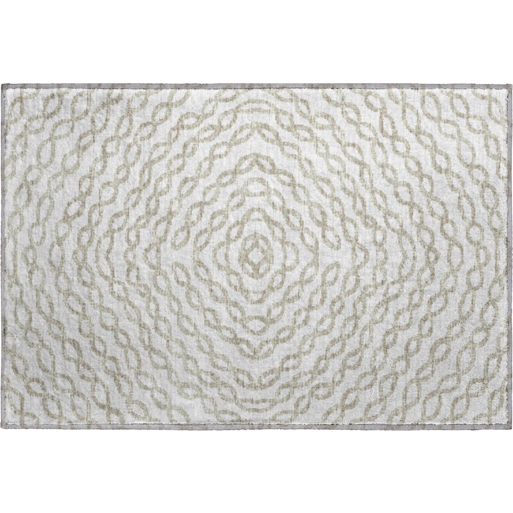 Premium Machine Washable Mayfield  Linen 1'8" x 2'6" Rug. Picture 1