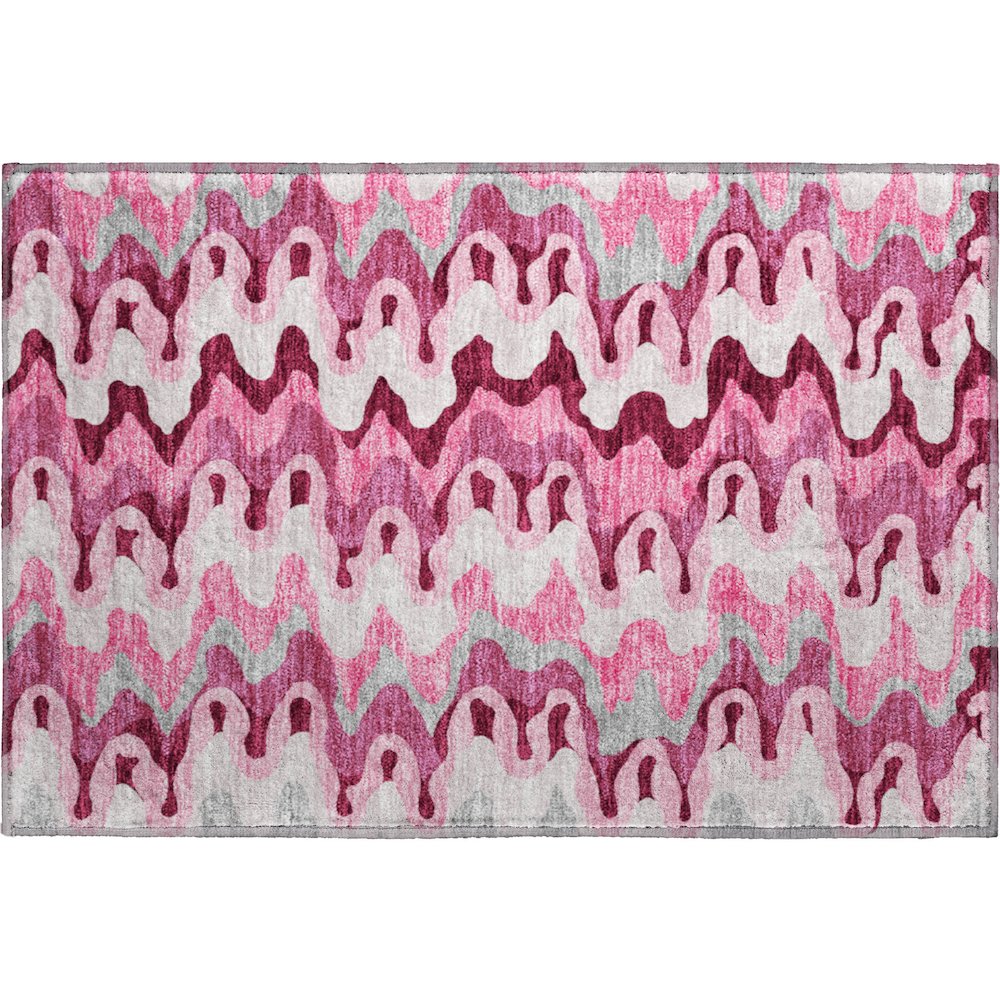 Premium Machine Washable Mayfield AMF750 Blush 1'8" x 2'6" Rug. Picture 1