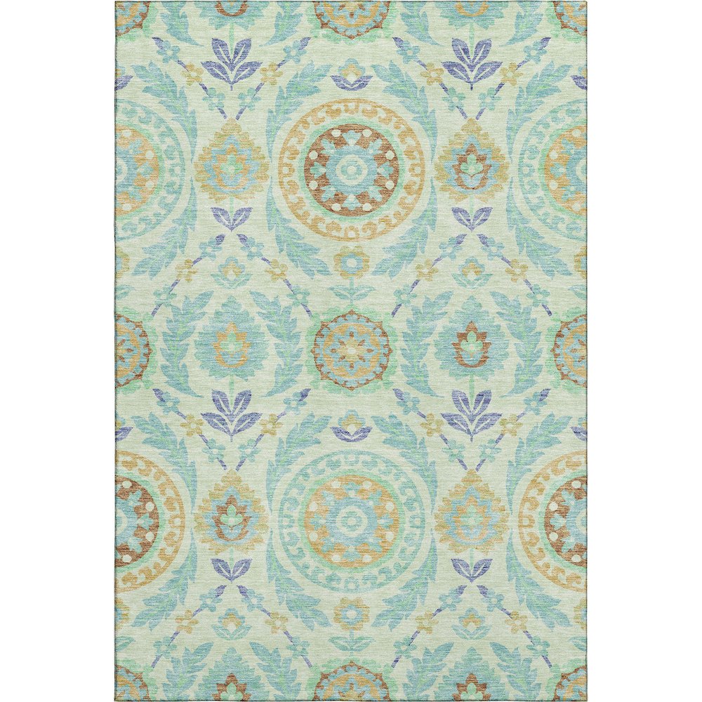 Premium Machine Washable Mayfield AMF751 Mint 2'6" x 3'10" Rug. Picture 1