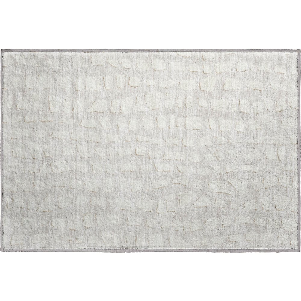 Premium Machine Washable Mayfield AMF754 Ivory 1'8" x 2'6" Rug. Picture 1
