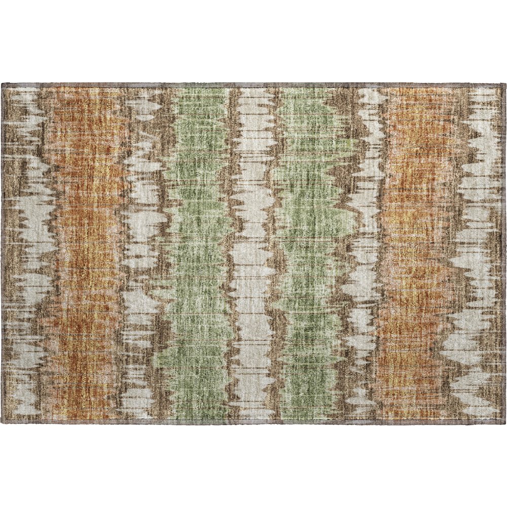Premium Machine Washable Mayfield AMF755 Chocolate 1'8" x 2'6" Rug. Picture 1