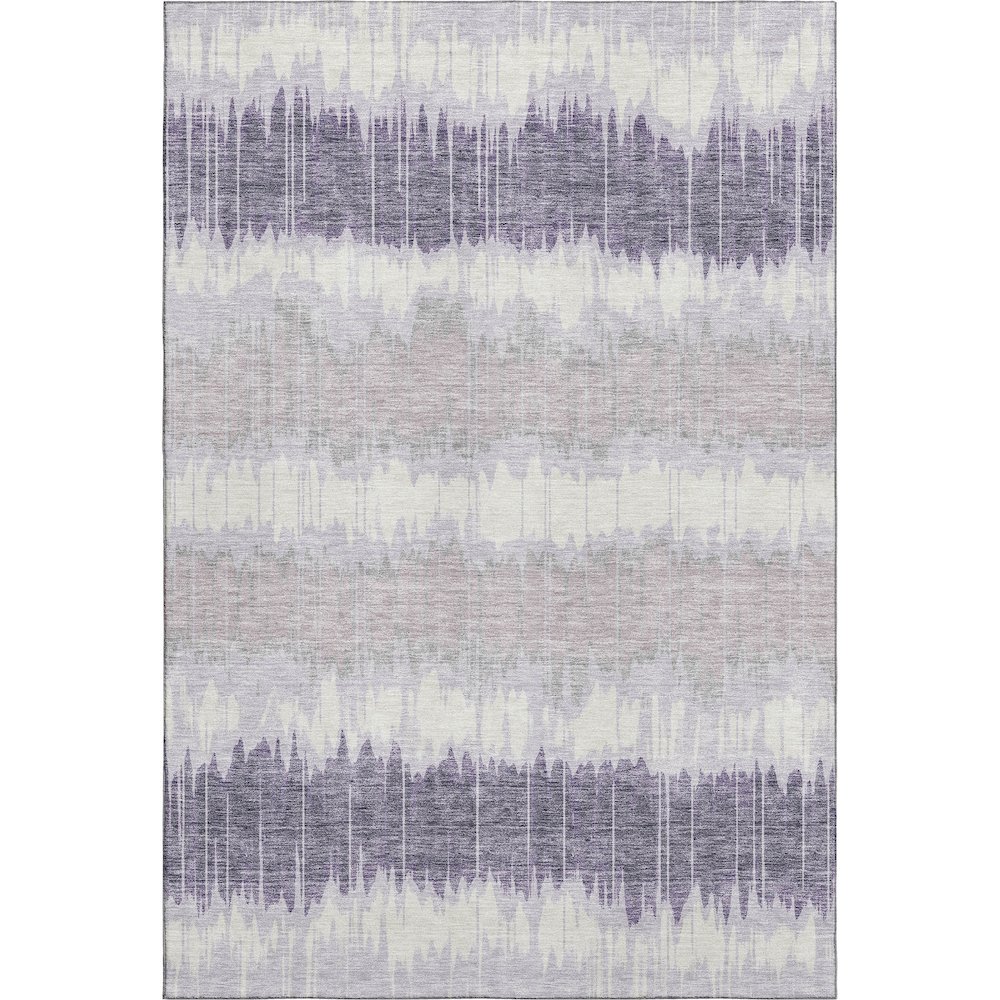 Premium Machine Washable Mayfield AMF755 Lavender 2'6" x 3'10" Rug. Picture 1