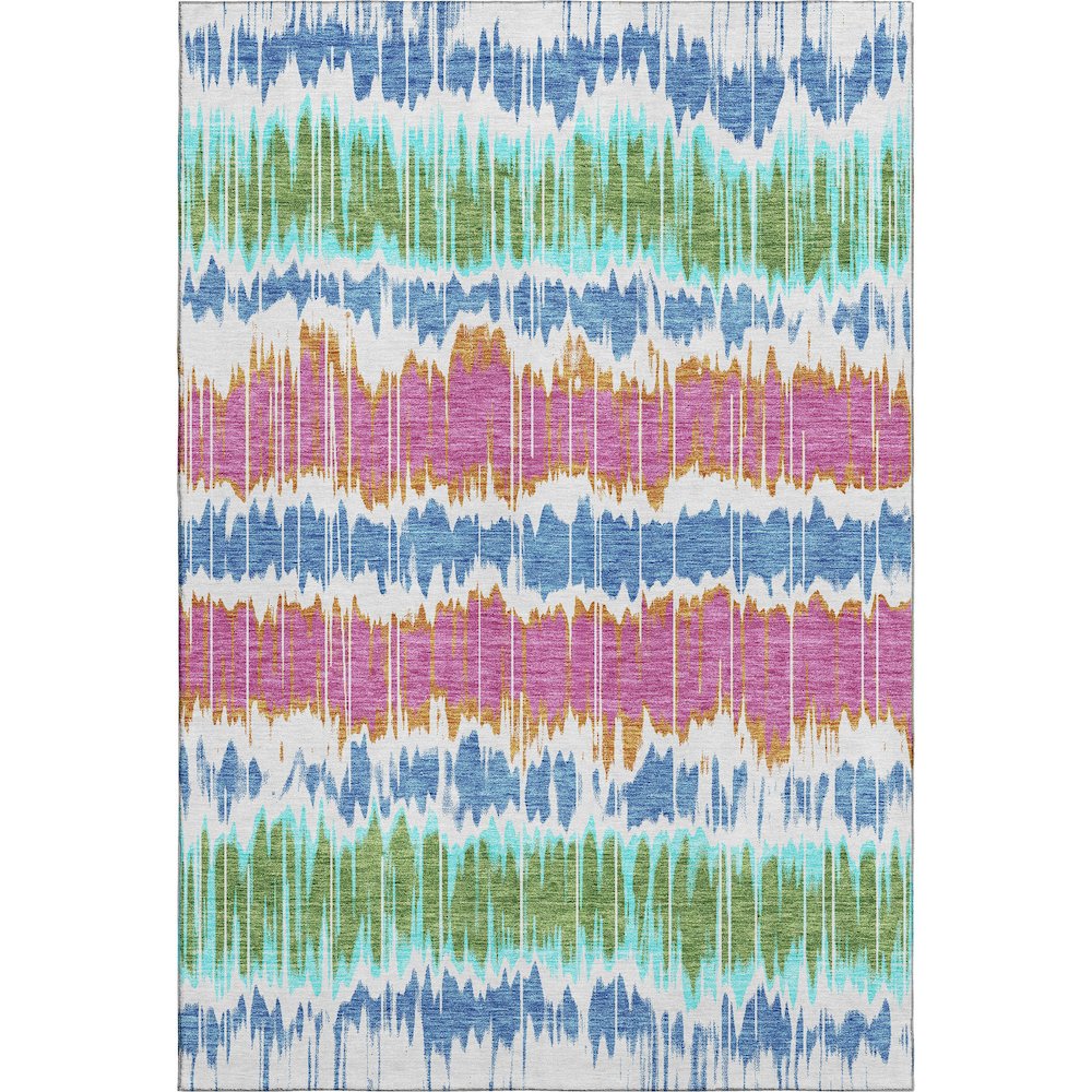 Premium Machine Washable Mayfield AMF755 White 2'6" x 3'10" Rug. Picture 1