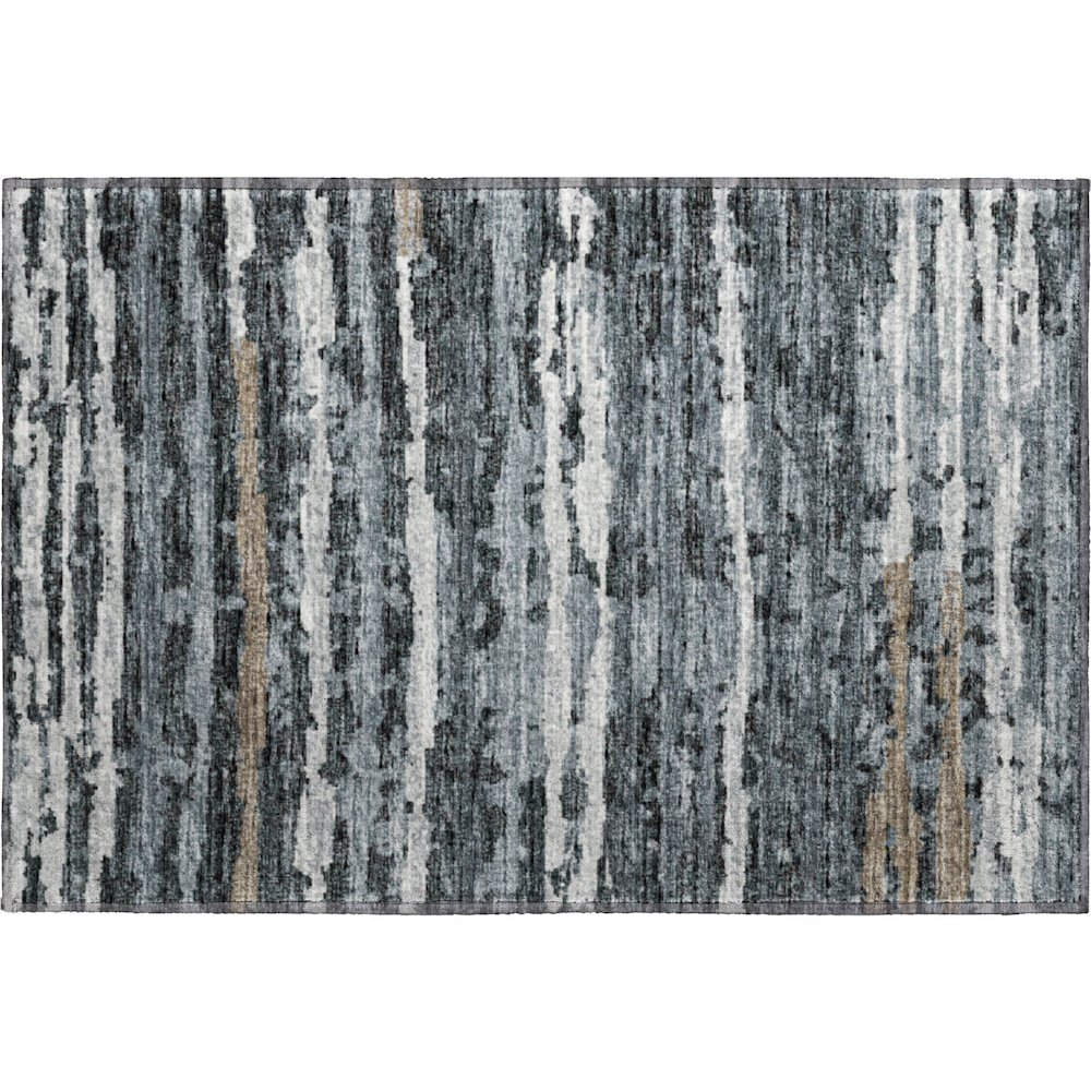 Premium Machine Washable Mayfield  Shadow 1'8" x 2'6" Rug. Picture 1