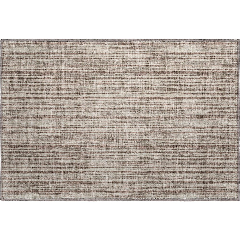 Premium Machine Washable Mayfield AMF760 Brown 1'8" x 2'6" Rug. Picture 1
