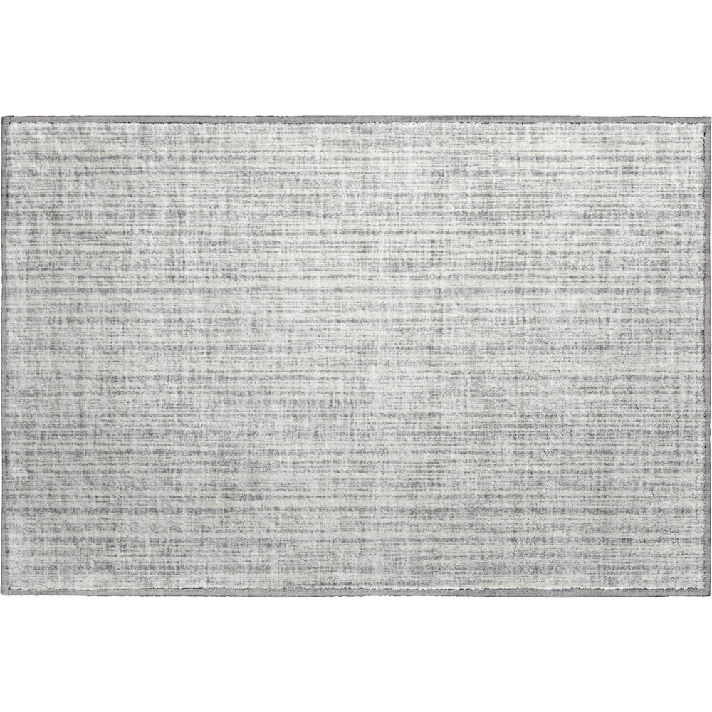 Premium Machine Washable Mayfield AMF760 Gray 1'8" x 2'6" Rug. Picture 1
