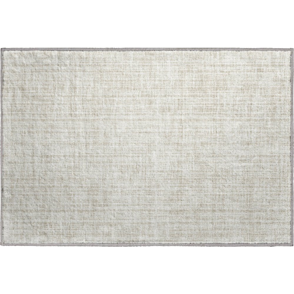 Premium Machine Washable Mayfield AMF760 Ivory 1'8" x 2'6" Rug. Picture 1