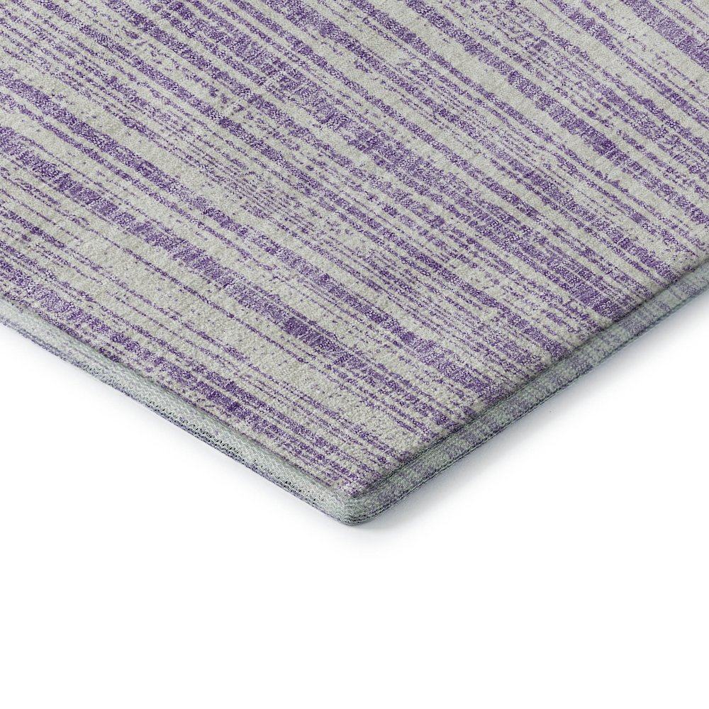 Premium Machine Washable Mayfield AMF760 Lavender 1'8" x 2'6" Rug. Picture 3