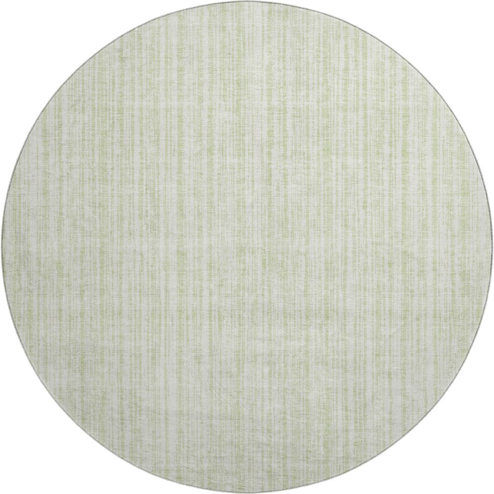 Premium Machine Washable Mayfield AMF760 Mint 8' x 8' Round Rug. Picture 1