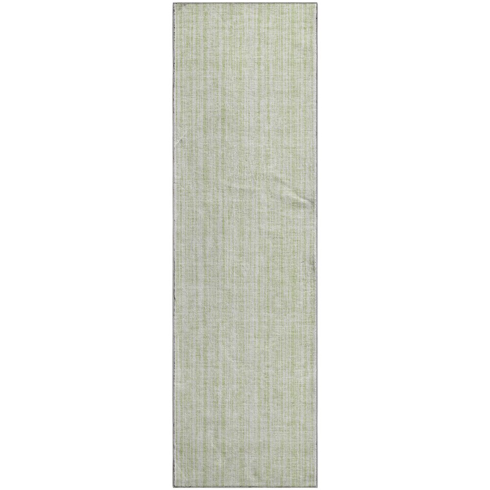 Premium Machine Washable Mayfield AMF760 Mint 2'3" x 7'6" Runner Rug. Picture 1