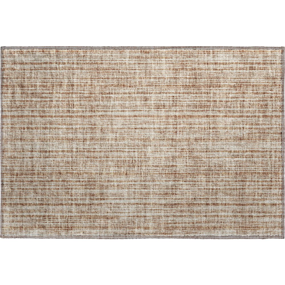 Premium Machine Washable Mayfield AMF760 Paprika 1'8" x 2'6" Rug. Picture 1