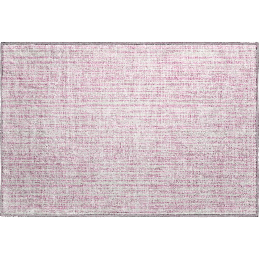 Premium Machine Washable Mayfield AMF760 Pink 1'8" x 2'6" Rug. Picture 1