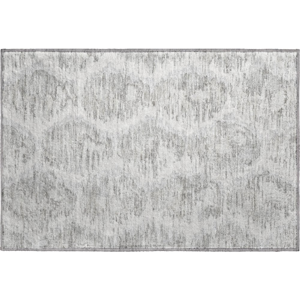Premium Machine Washable Mayfield AMF767 Ivory 1'8" x 2'6" Rug. Picture 1