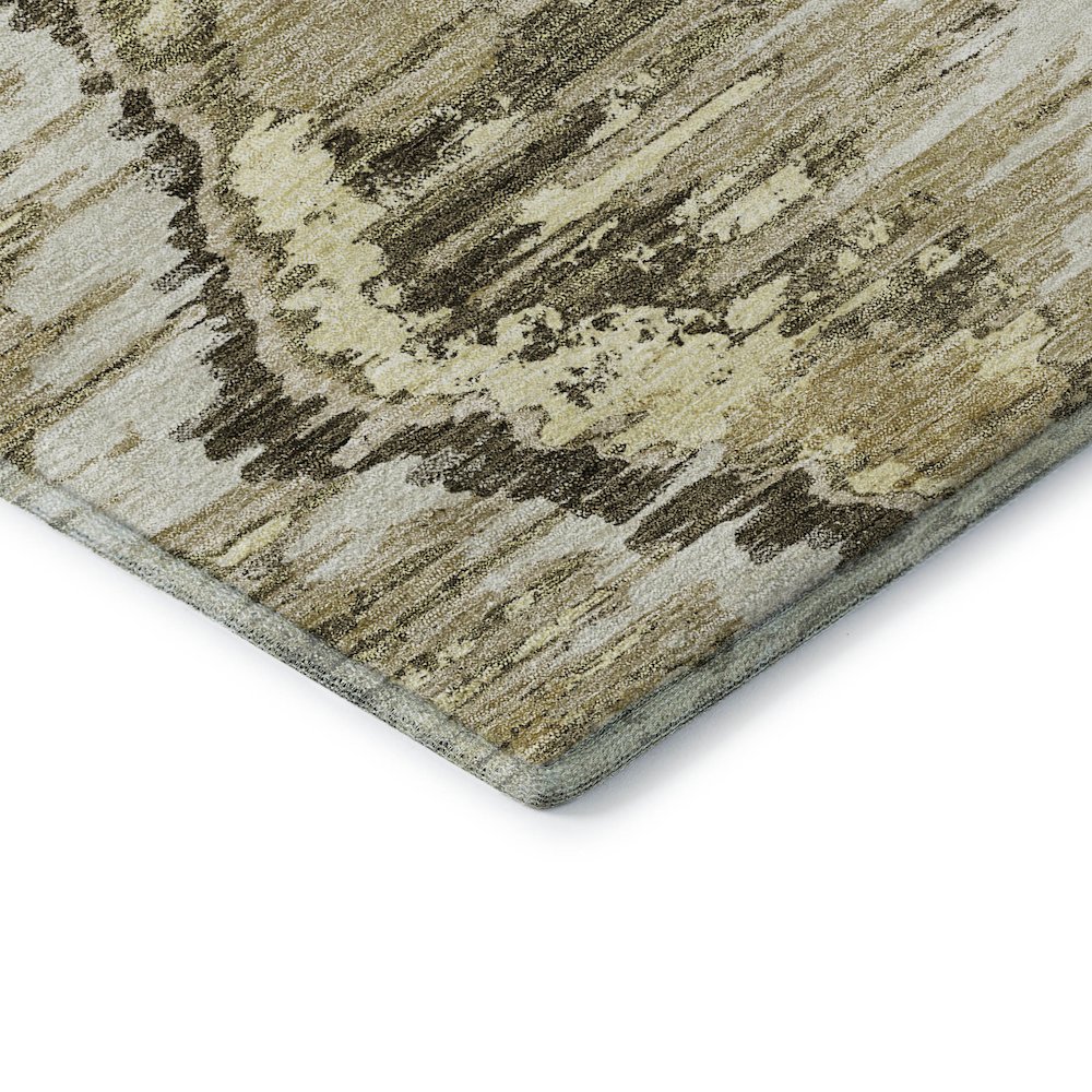 Premium Machine Washable Mayfield AMF767 Taupe 1'8" x 2'6" Rug. Picture 3
