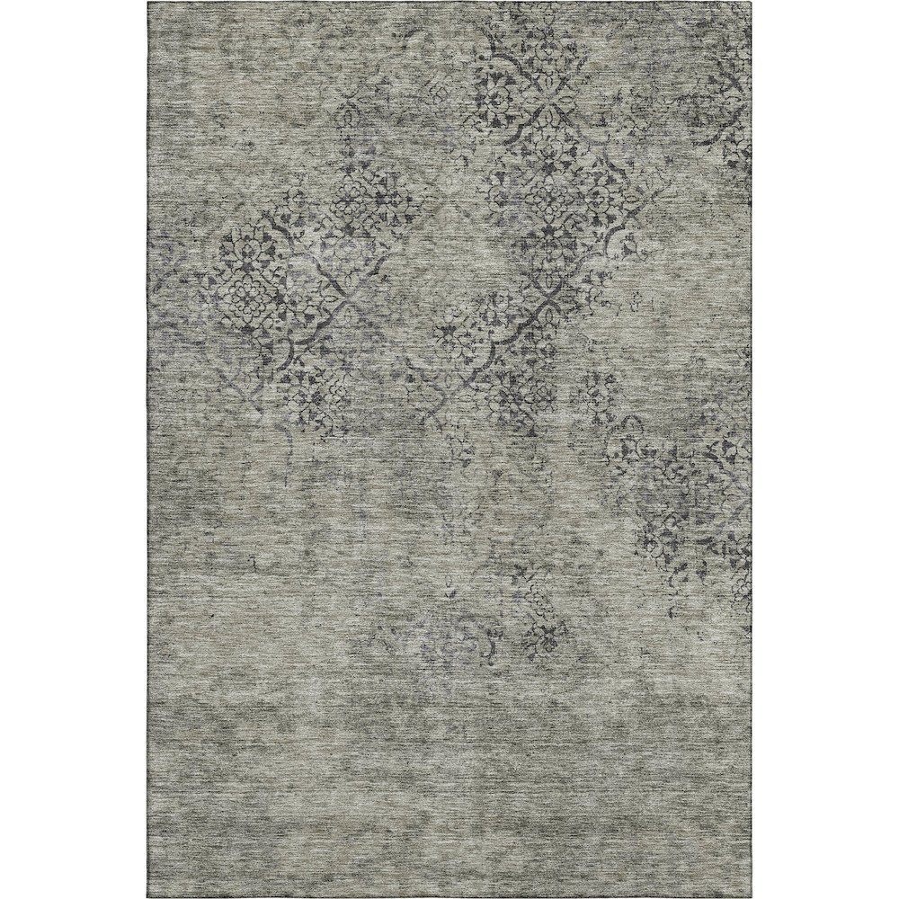 Premium Machine Washable Mayfield AMF769 Taupe 2'6" x 3'10" Rug. Picture 1