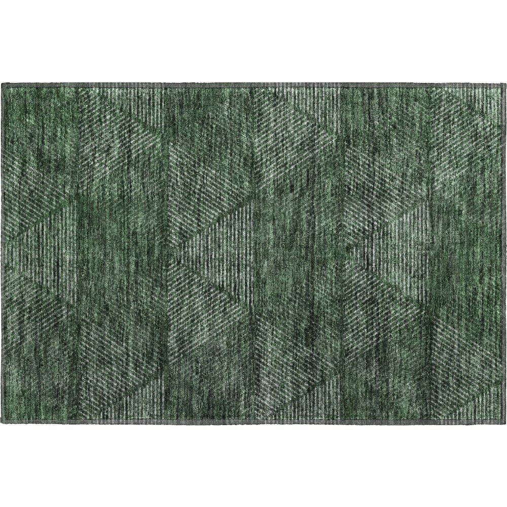 Premium Machine Washable Mayfield AMF777 Fern 1'8" x 2'6" Rug. Picture 1