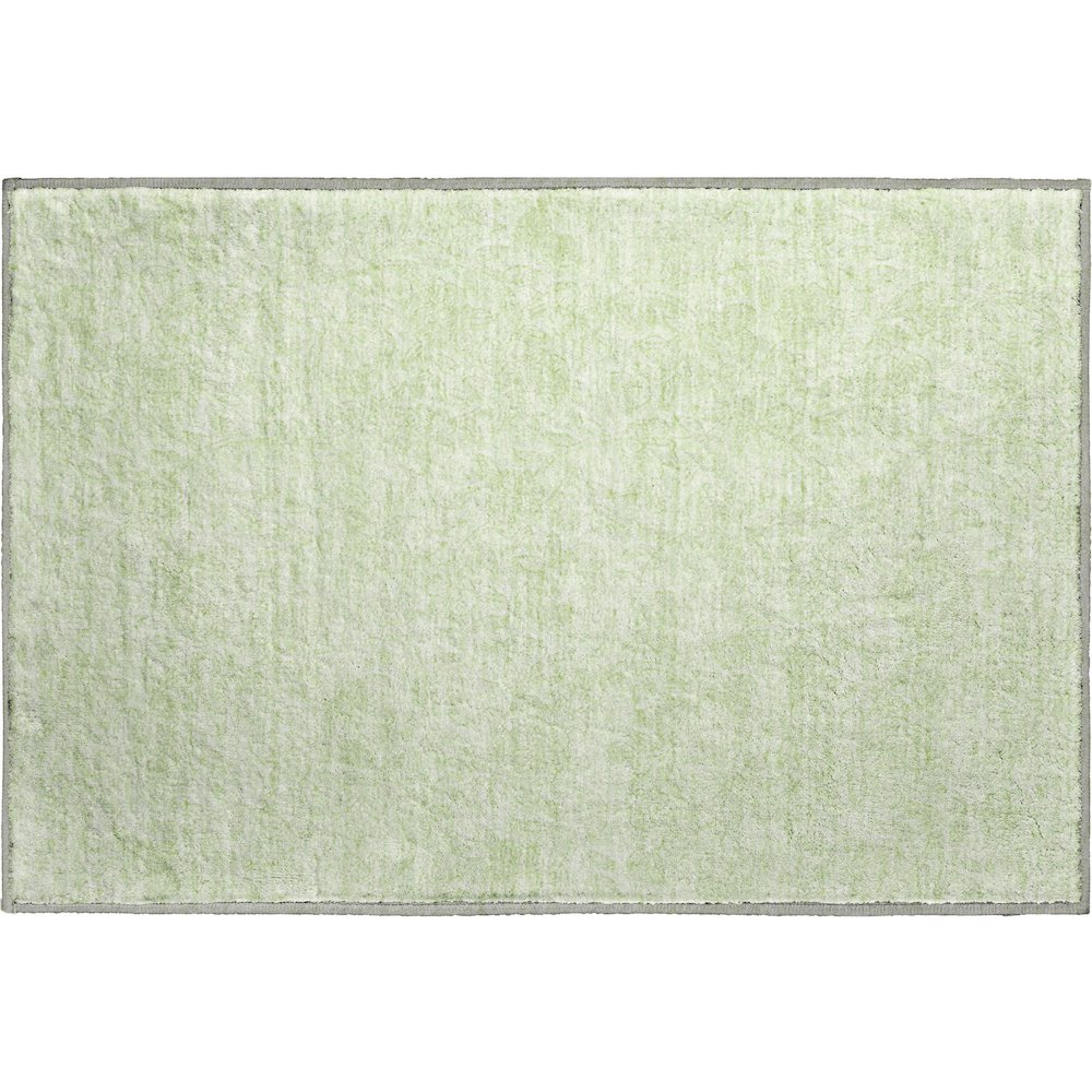 Premium Machine Washable Mayfield AMF782 Aloe 1'8" x 2'6" Rug. Picture 1