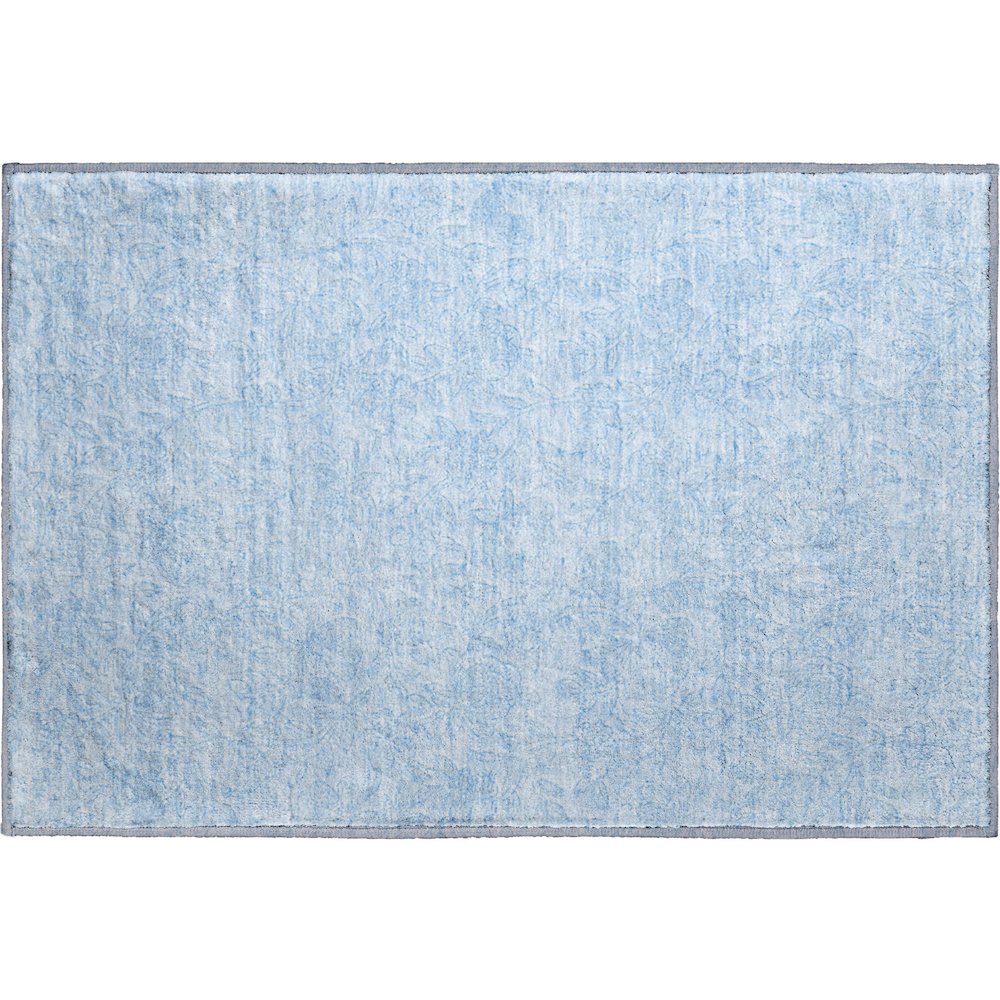 Premium Machine Washable Mayfield AMF782 Sky 1'8" x 2'6" Rug. Picture 1