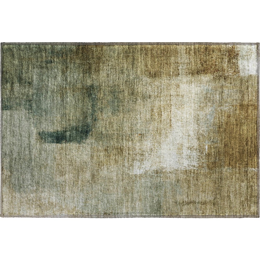 Premium Machine Washable Mayfield AMF787 Brown 1'8" x 2'6" Rug. Picture 1