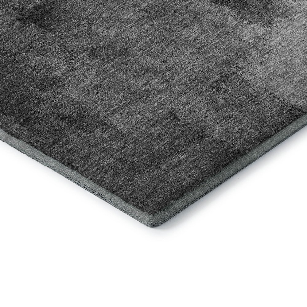 Premium Machine Washable Mayfield AMF787 Gray 1'8" x 2'6" Rug. Picture 3