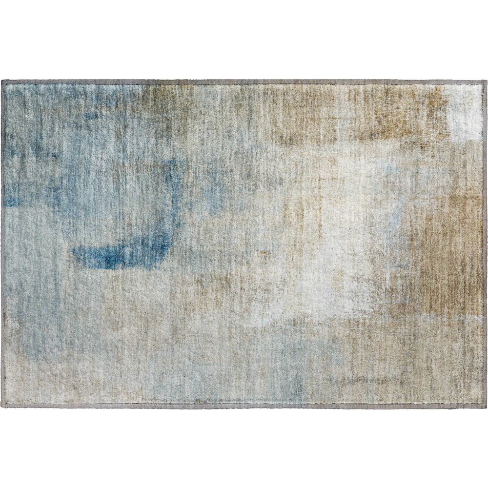Premium Machine Washable Mayfield AMF787 Taupe 1'8" x 2'6" Rug. Picture 1