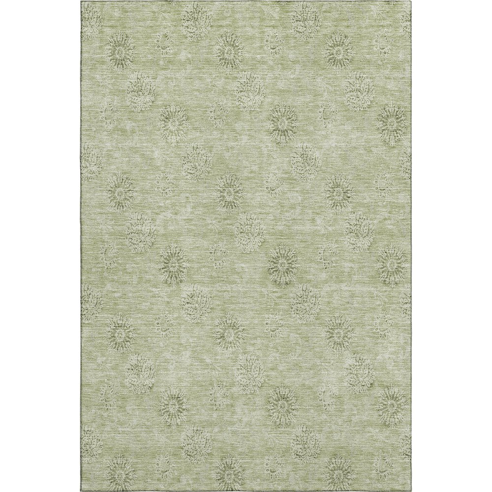Premium Machine Washable Mayfield AMF789 Sage 2'6" x 3'10" Rug. Picture 1