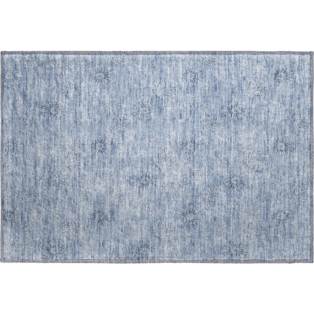 Premium Machine Washable Mayfield AMF789 Sky 1'8" x 2'6" Rug. Picture 1