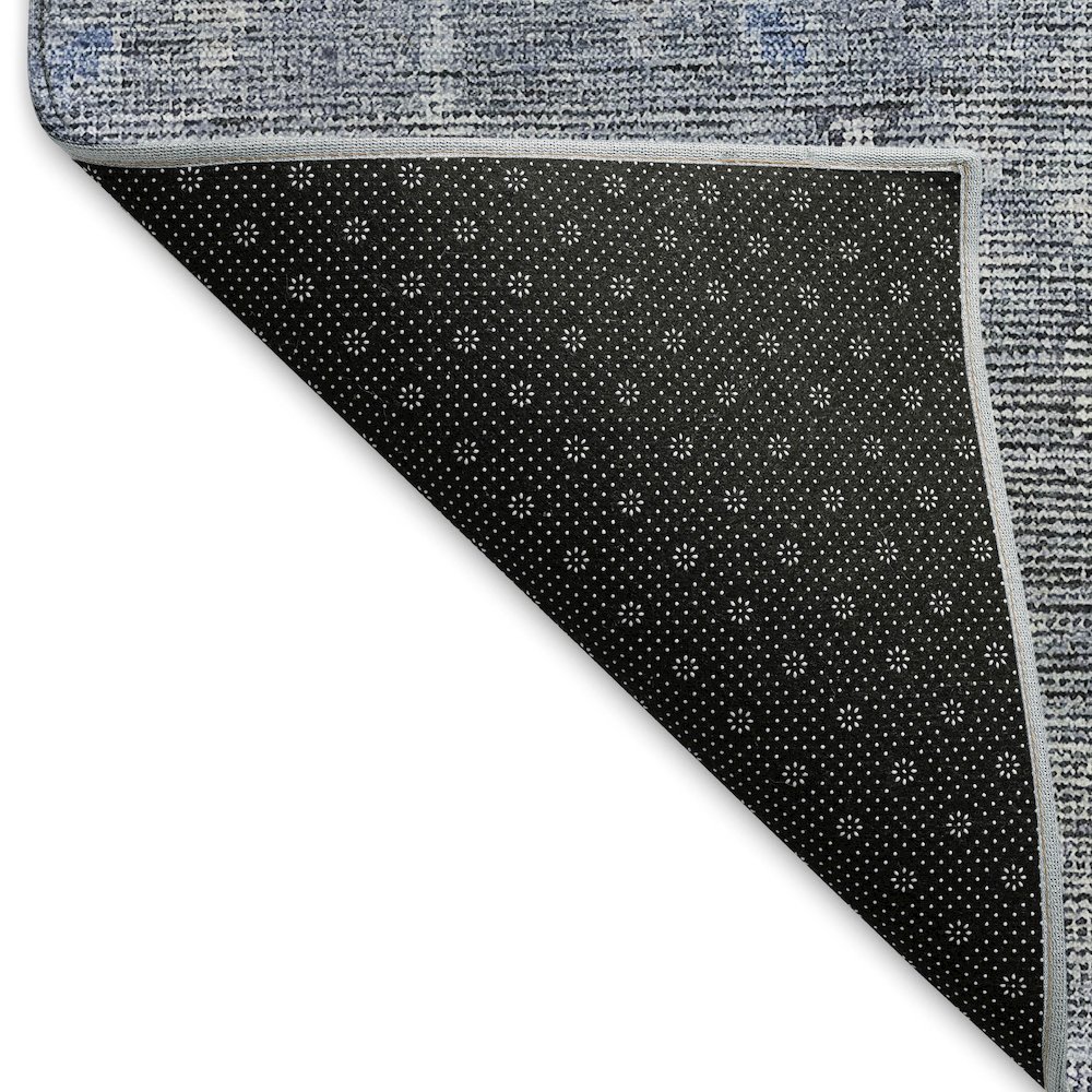 Premium Machine Washable Mayfield AMF790 Blue 1'8" x 2'6" Rug. Picture 2