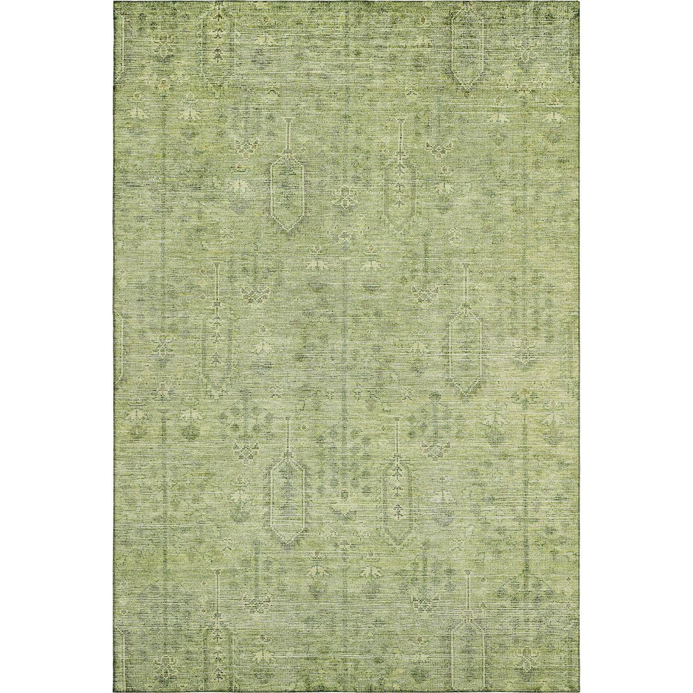 Premium Machine Washable Mayfield AMF790 Sage 2'6" x 3'10" Rug. Picture 1