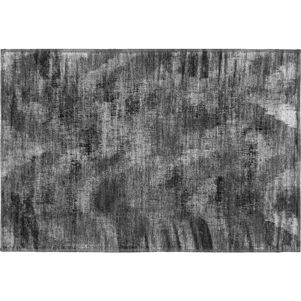 Premium Machine Washable Mayfield AMF792 Gray 1'8" x 2'6" Rug. Picture 1