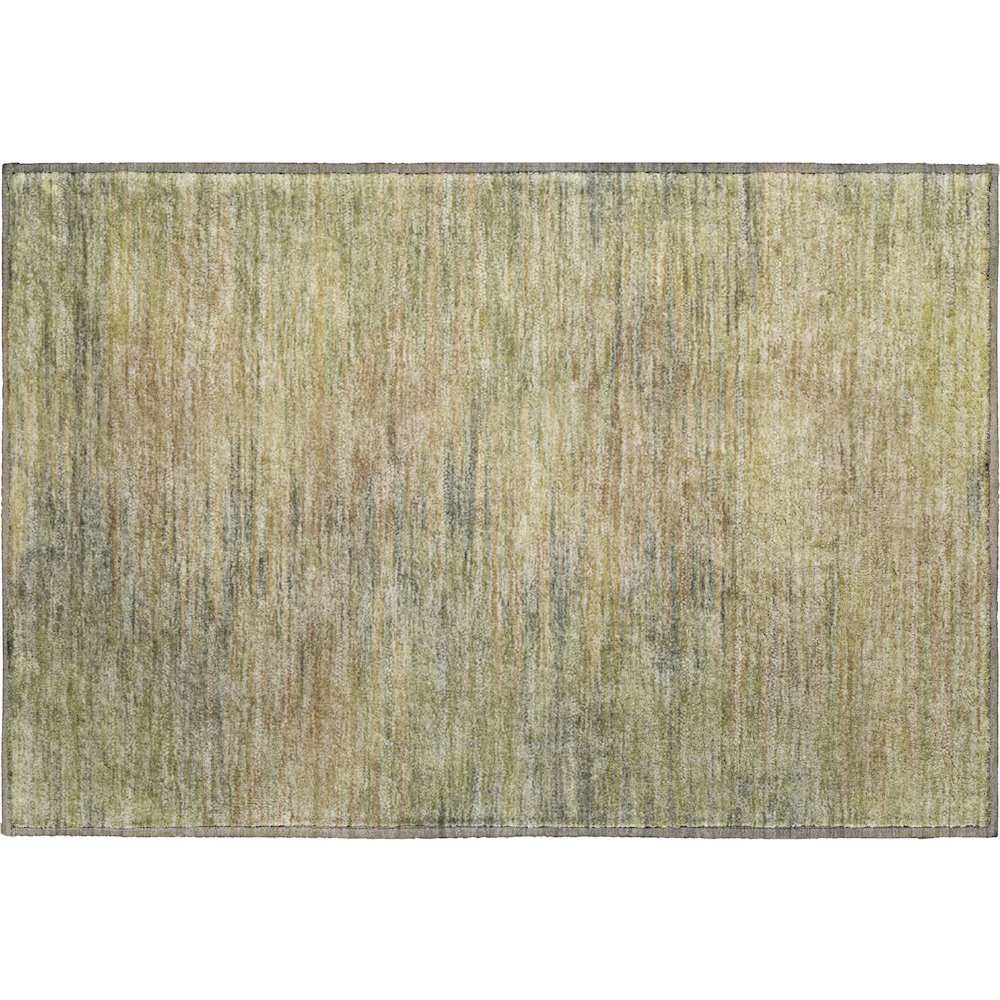 Premium Machine Washable Mayfield AMF794 Aloe 1'8" x 2'6" Rug. Picture 1