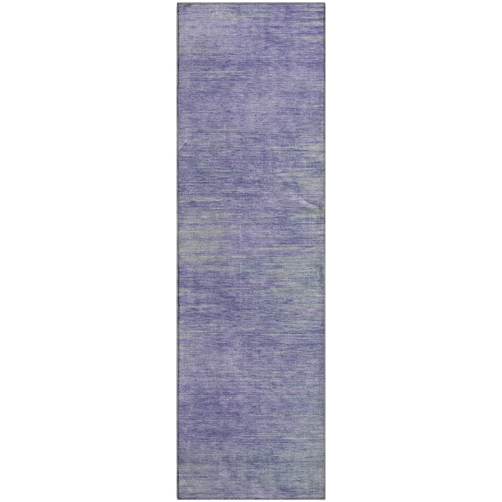 Premium Machine Washable Mayfield AMF794 Plum 2'3" x 7'6" Runner Rug. Picture 1