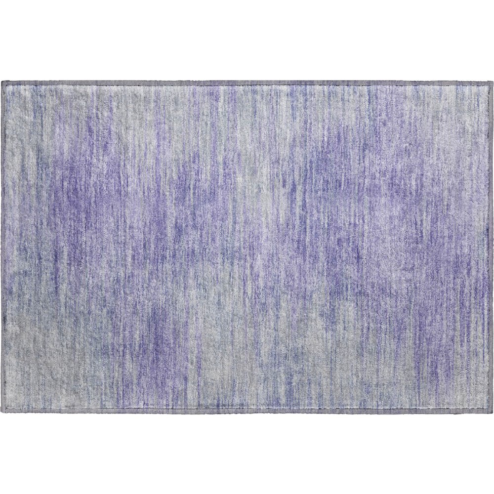 Premium Machine Washable Mayfield AMF794 Plum 1'8" x 2'6" Rug. Picture 1