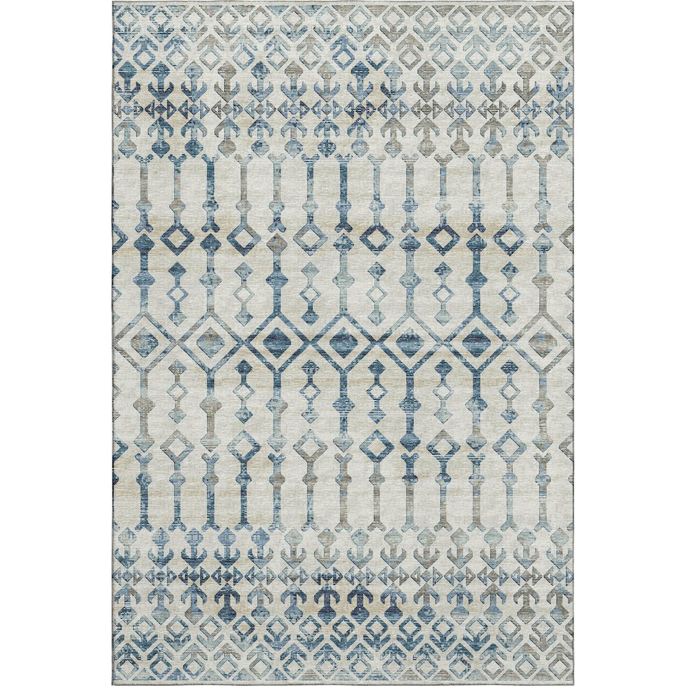 Premium Machine Washable Mayfield  Ivory 2'6" x 3'10" Rug. Picture 1