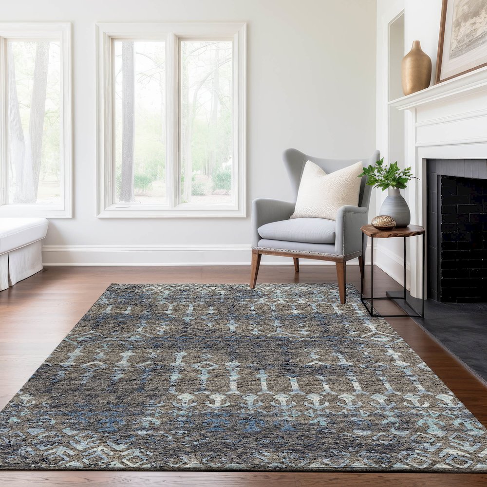 Premium Machine Washable Mayfield  Mink 2'6" x 3'10" Rug. Picture 6