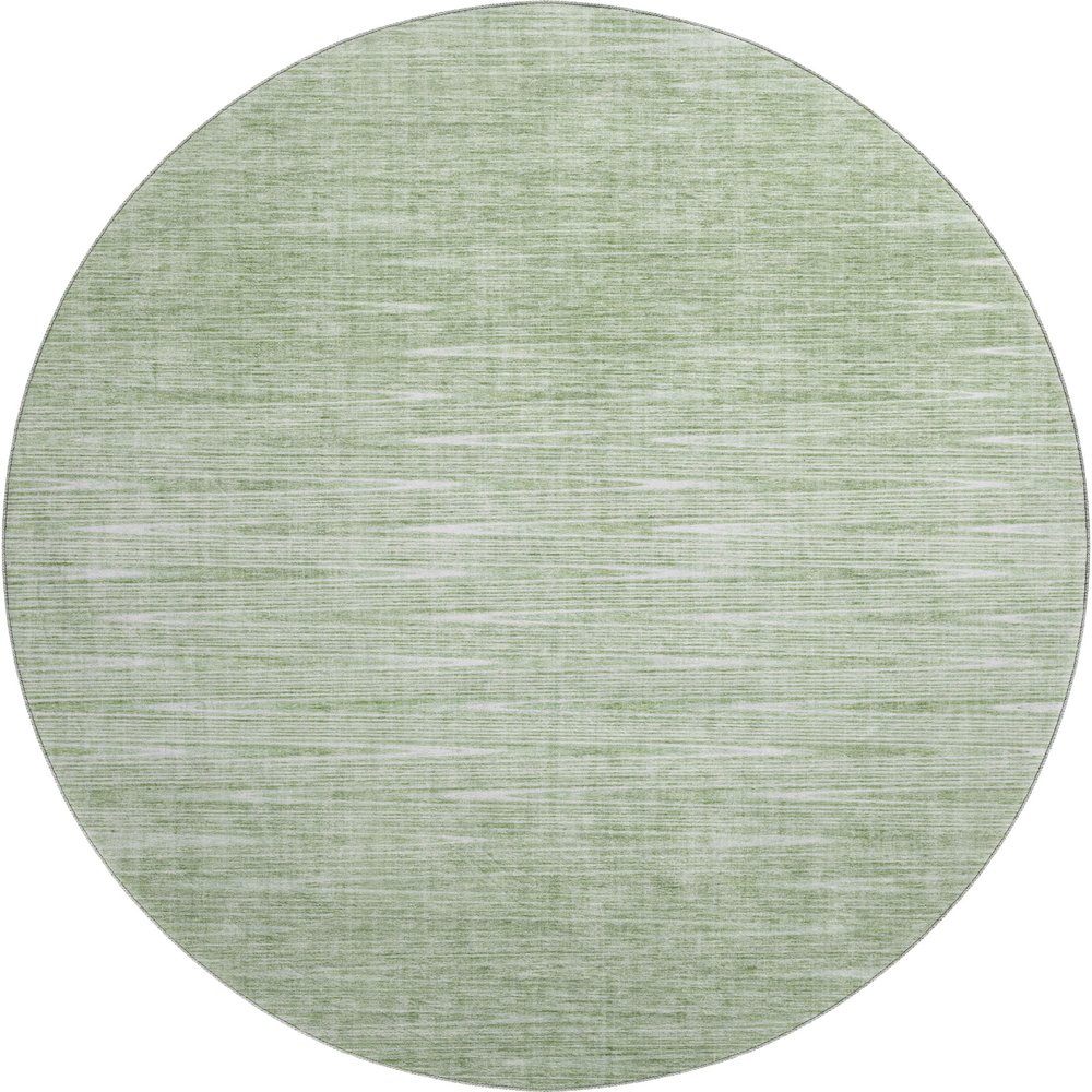 Premium Machine Washable Mayfield AMF800 Aloe 8' x 8' Round Rug. Picture 1
