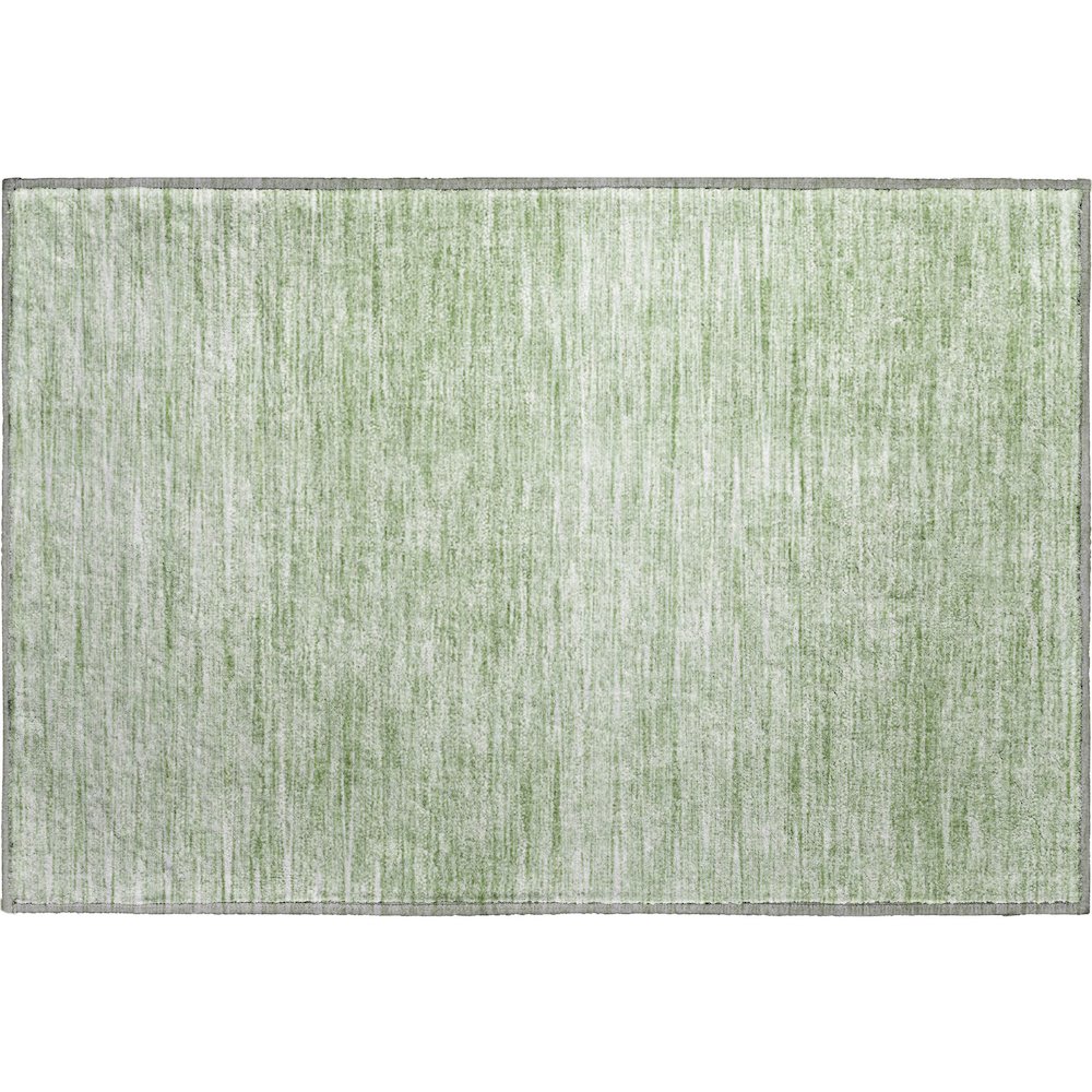 Premium Machine Washable Mayfield AMF800 Aloe 1'8" x 2'6" Rug. Picture 1