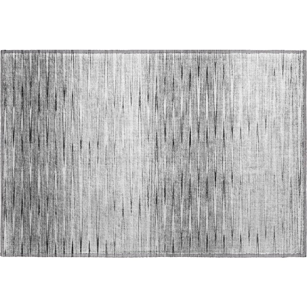 Premium Machine Washable Mayfield AMF800 Gray 1'8" x 2'6" Rug. Picture 1